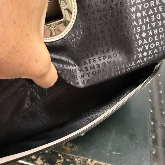 Kate Spade Varick Collection Austin Taupe Purse - Picture 9 of 14